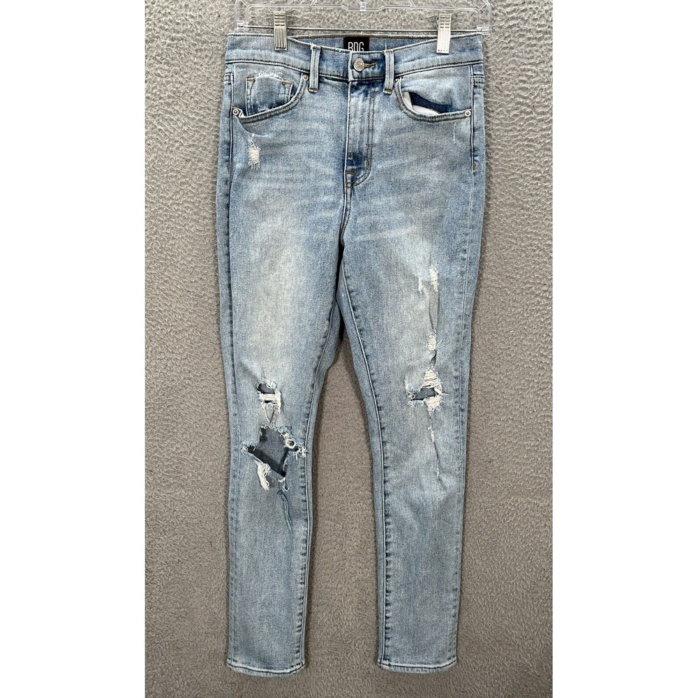 BDG Urban Outfitters Jeans Womens 28 Blue Twig High Rise Distressed Denim Grunge